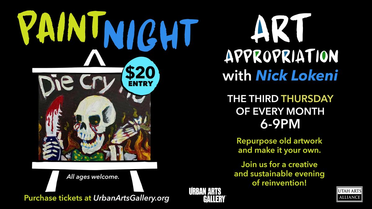 Art Appropriation Paint Night Urban Art Gallery