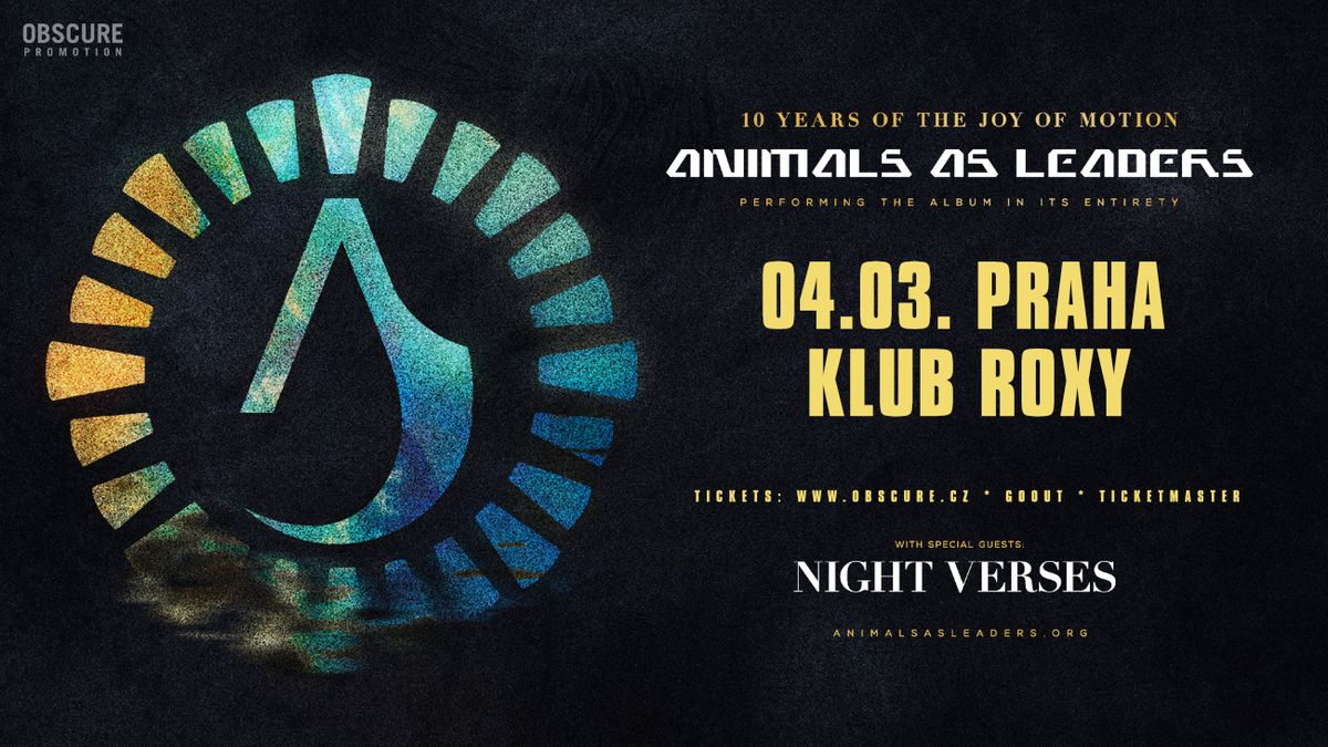 ANIMALS AS LEADERS, NIGHT VERSES - Praha