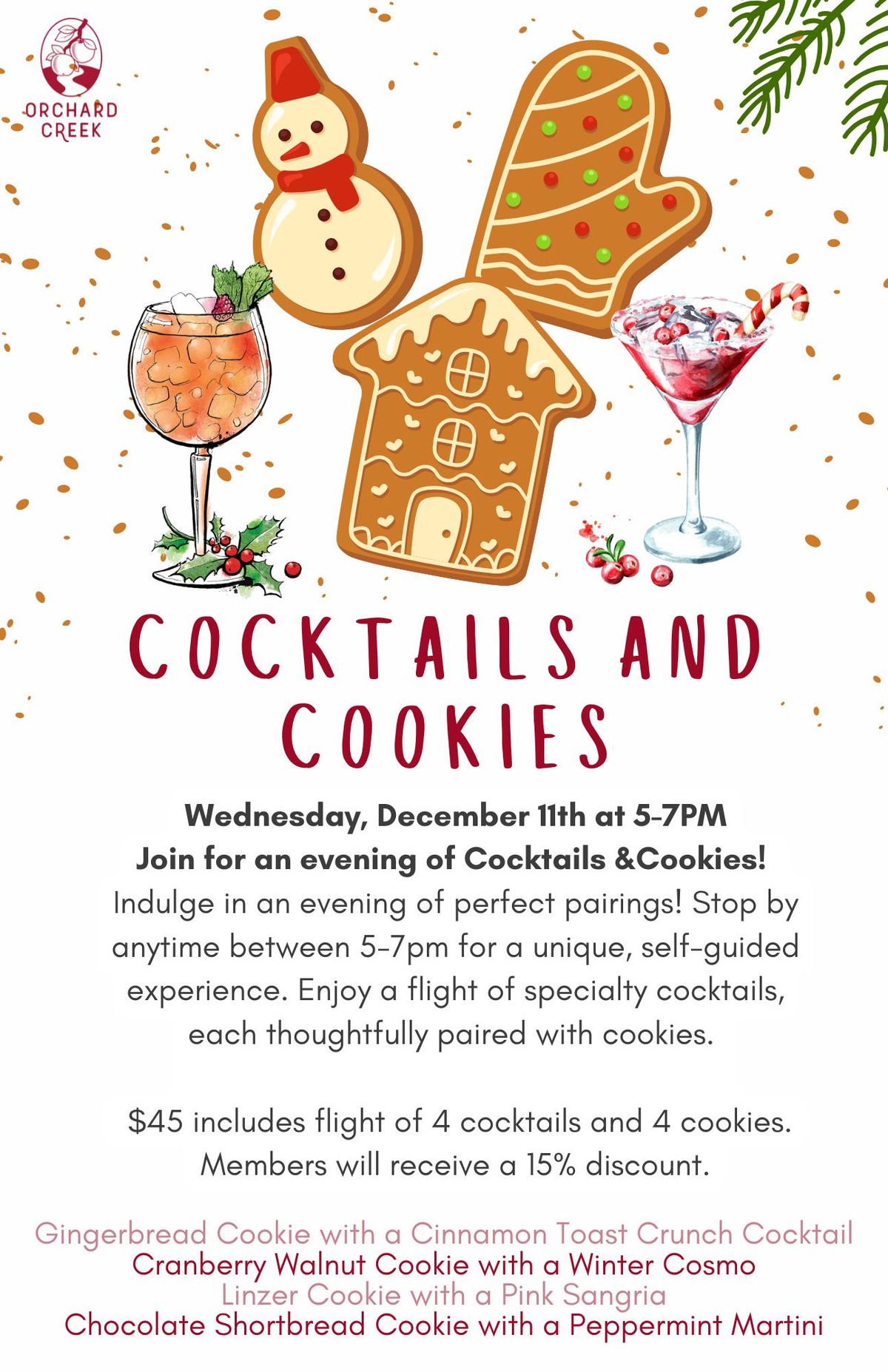 Cocktails and Cookies