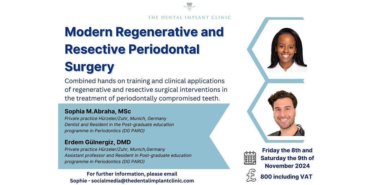 Modern Regenerative and Resective Periodontal  Surgery