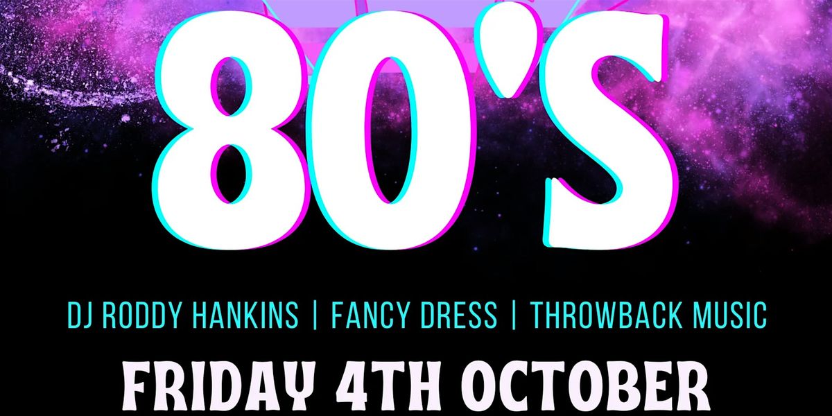 Back to the 80s with DJ Roddy Hankins at The Left Bank Village