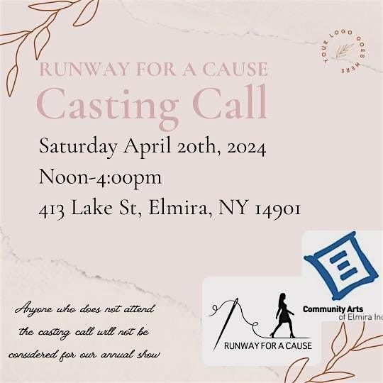 Runway for a Cause Model Casting Call
