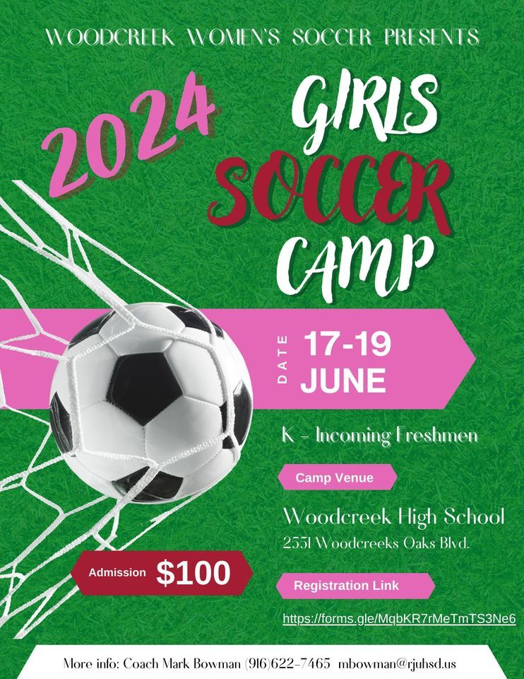 Summer Soccer Camp ~ Girls (K-9) 