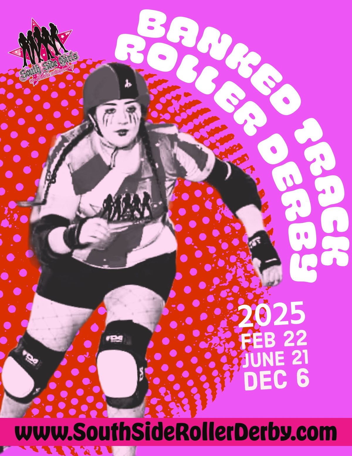 Banked Track Roller Derby Game