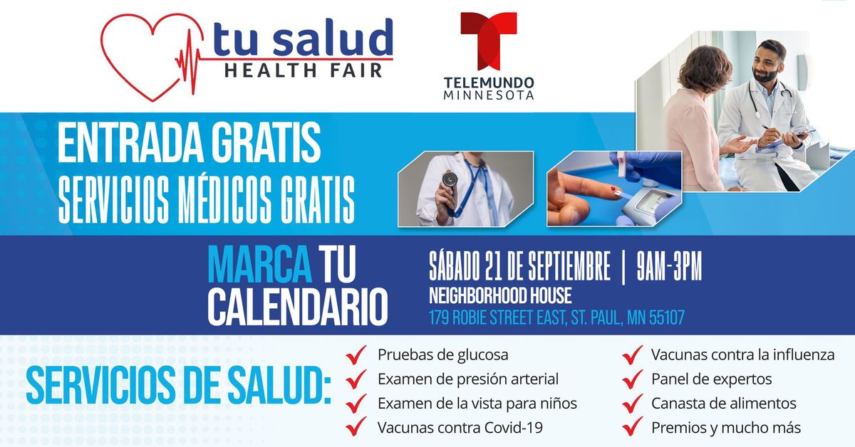 TU SALUD Health Fair - Feria de salud GRATIS