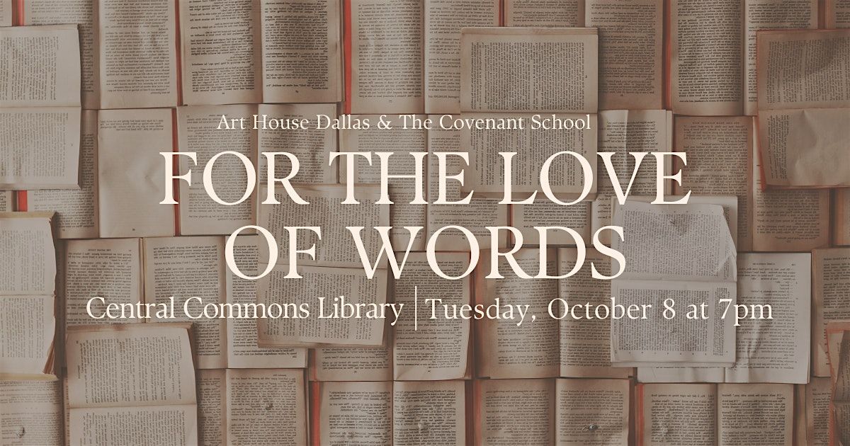 For the Love of Words Literary Night