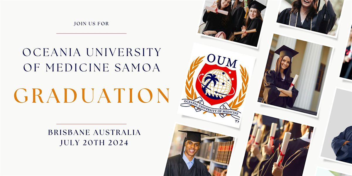 OUM 2024 Graduation - Brisbane July 20th