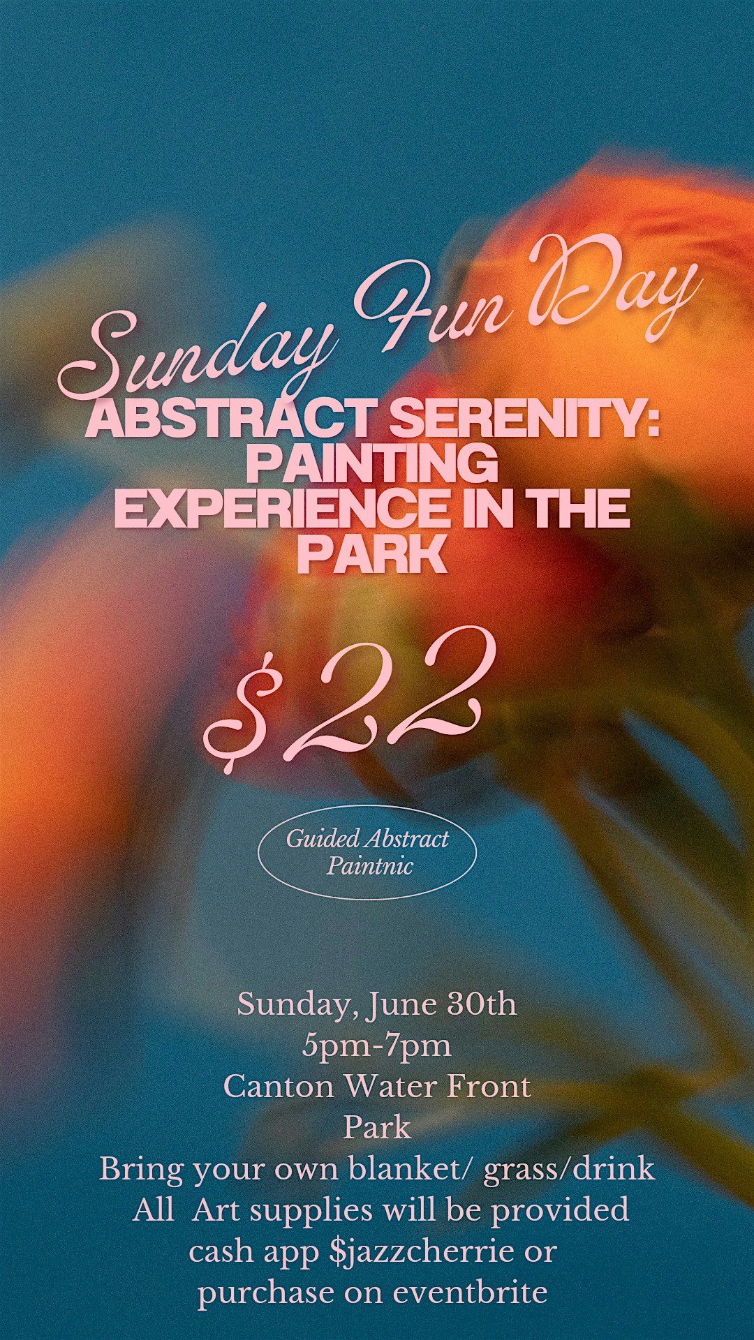 Abstract Serenity: Painting Experience in the Park"