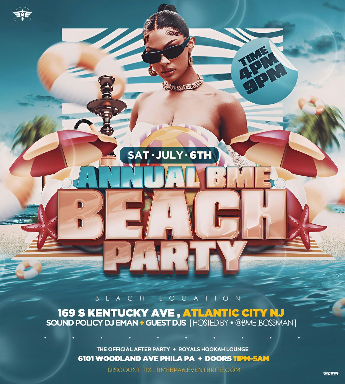 BEACH PARTY + AFTER PARTY