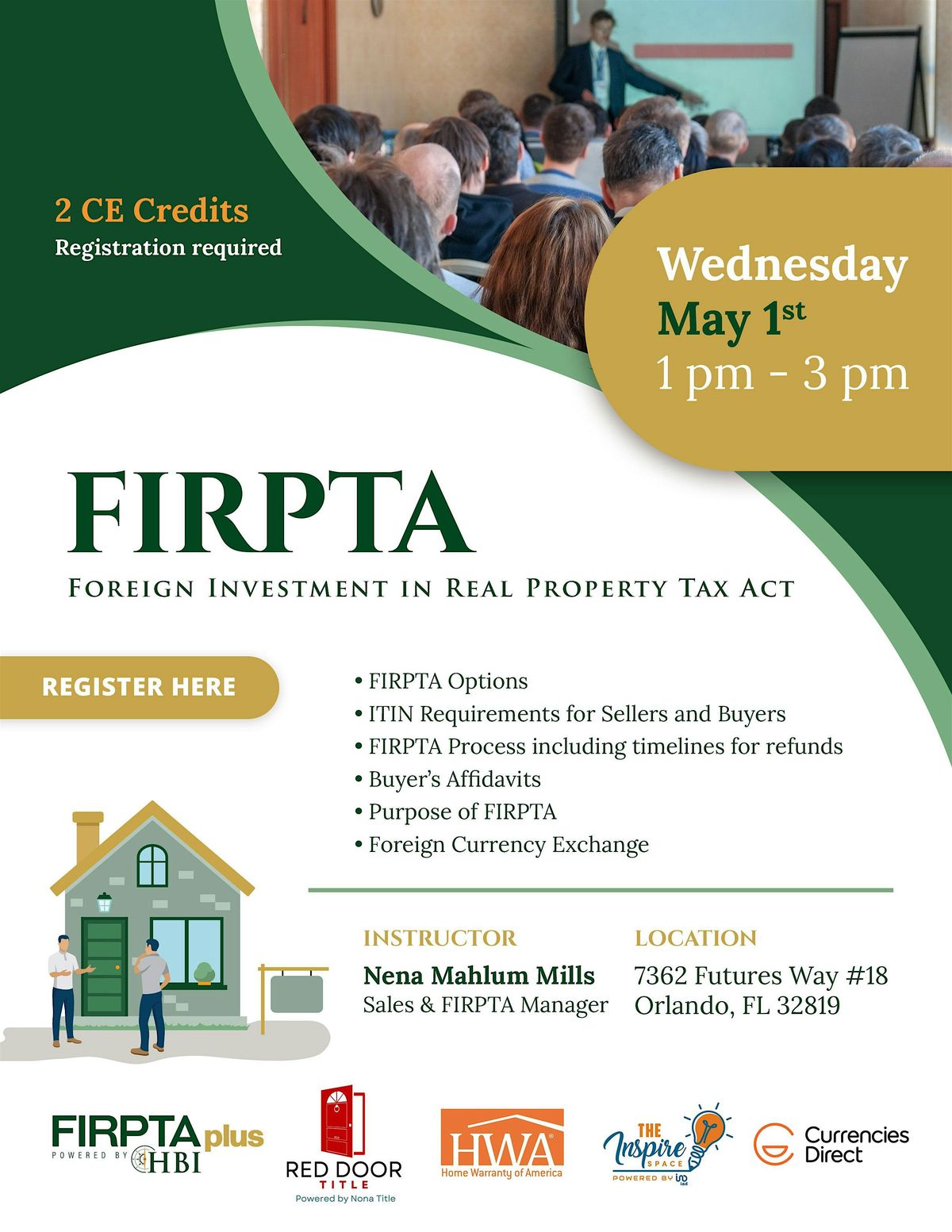 FACTS ABOUT FIRPTA - Foreign Investment In Real Property Tax Act