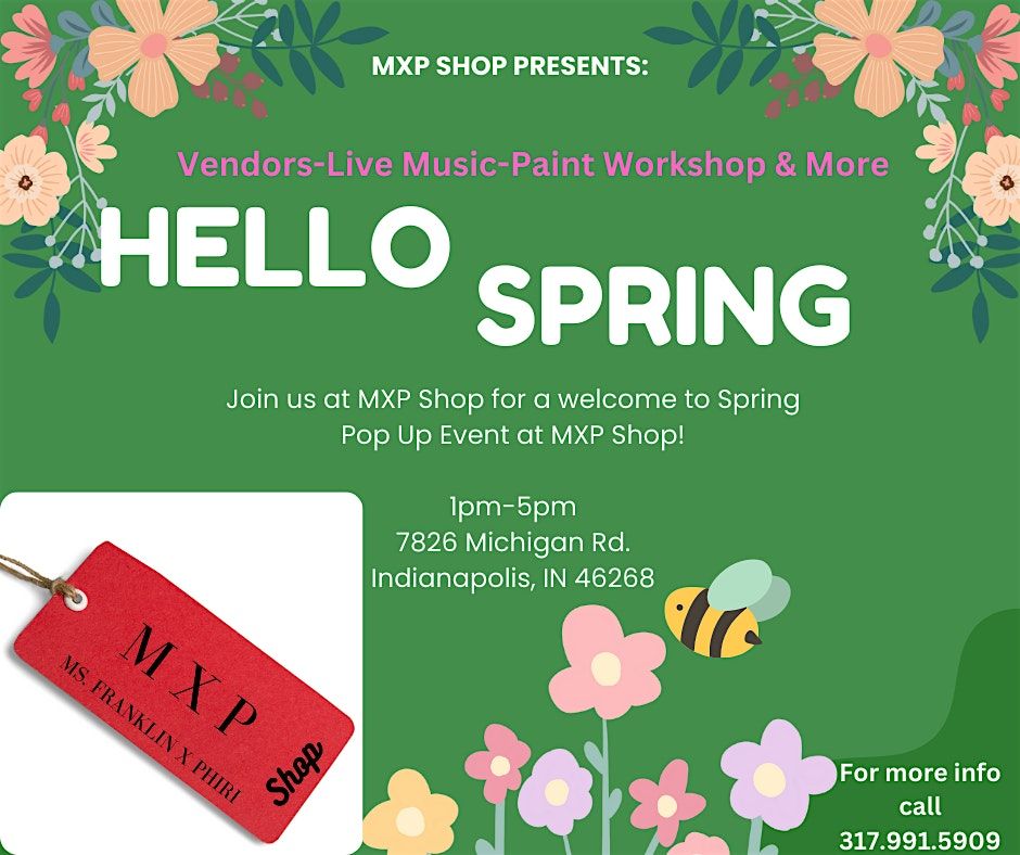 Hello! Spring Pop Up Shop @MXP Shop