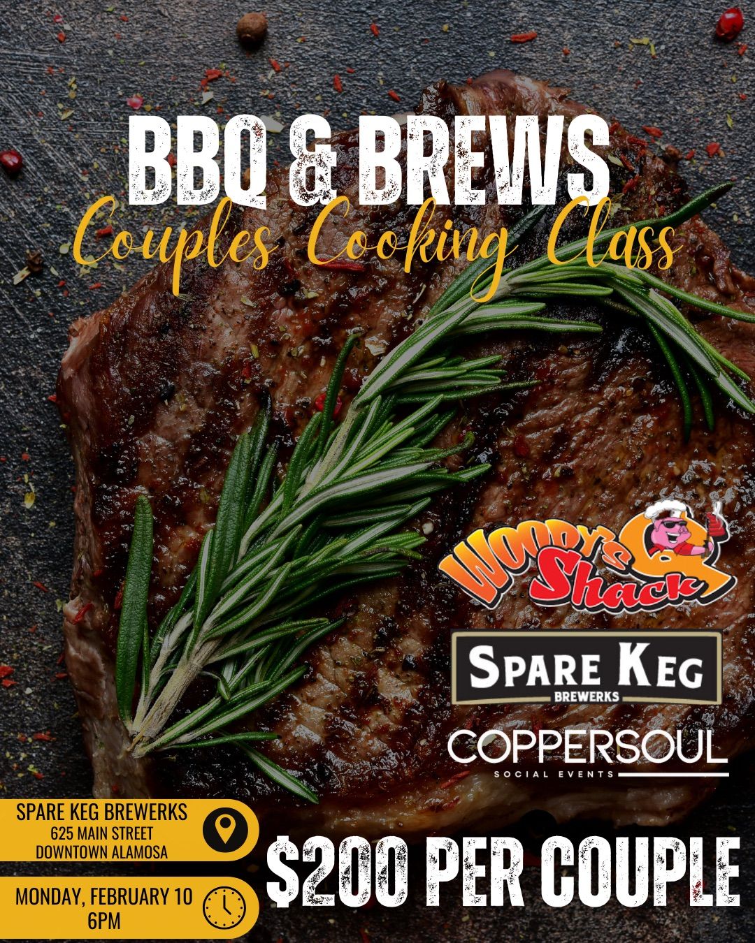 BBQ & Brews Couples Cooking Class