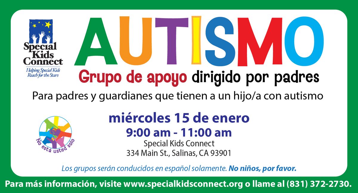 Grupo de apoyo para padres con autismo (Salinas)