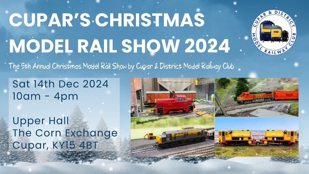 Cupar\u2019s Christmas Model Rail Show 2024