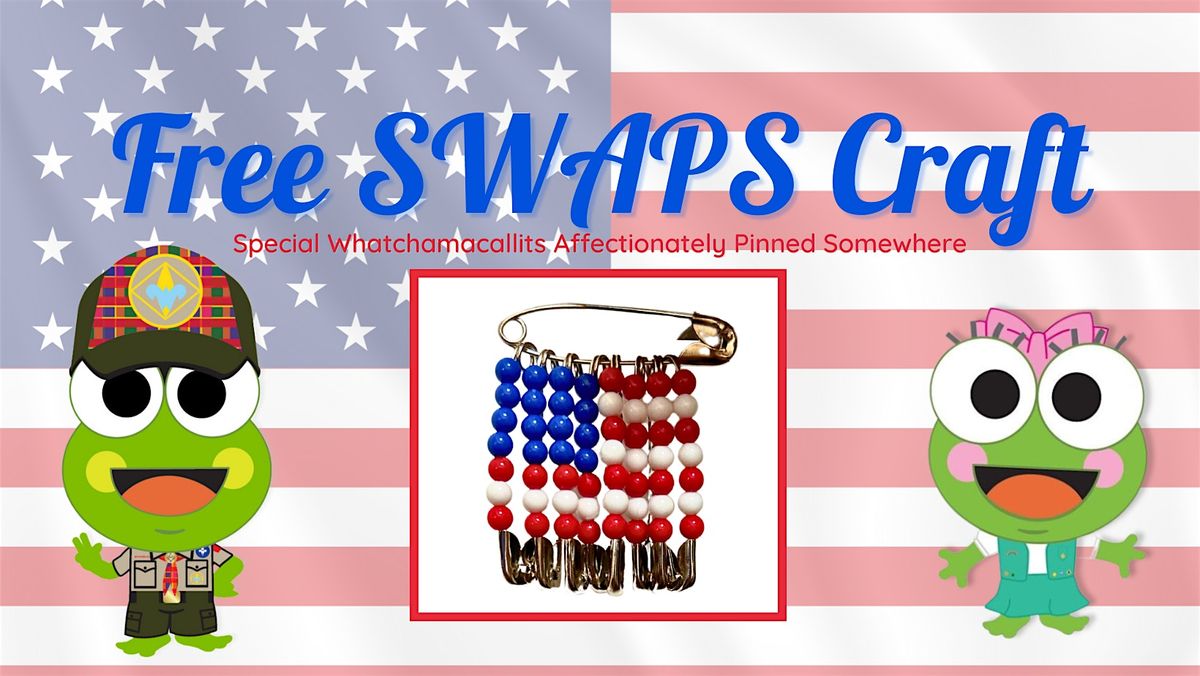 Free SWAPS craft at sweetFrog Laurel