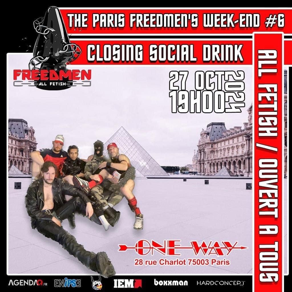 Closing social drink FREEDMEN 