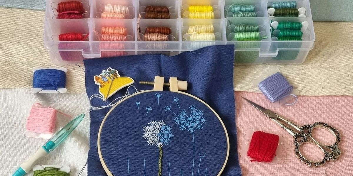 Introduction to Embroidery Workshop with Elsie Makes
