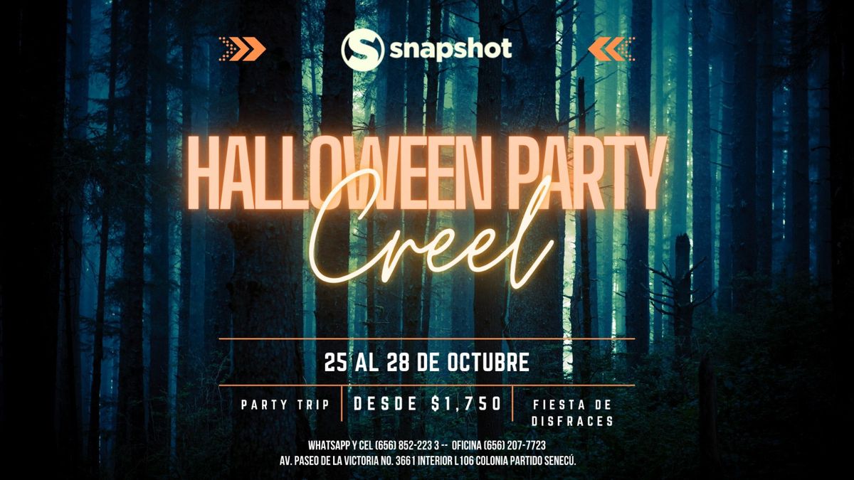 Creel Halloween party. 