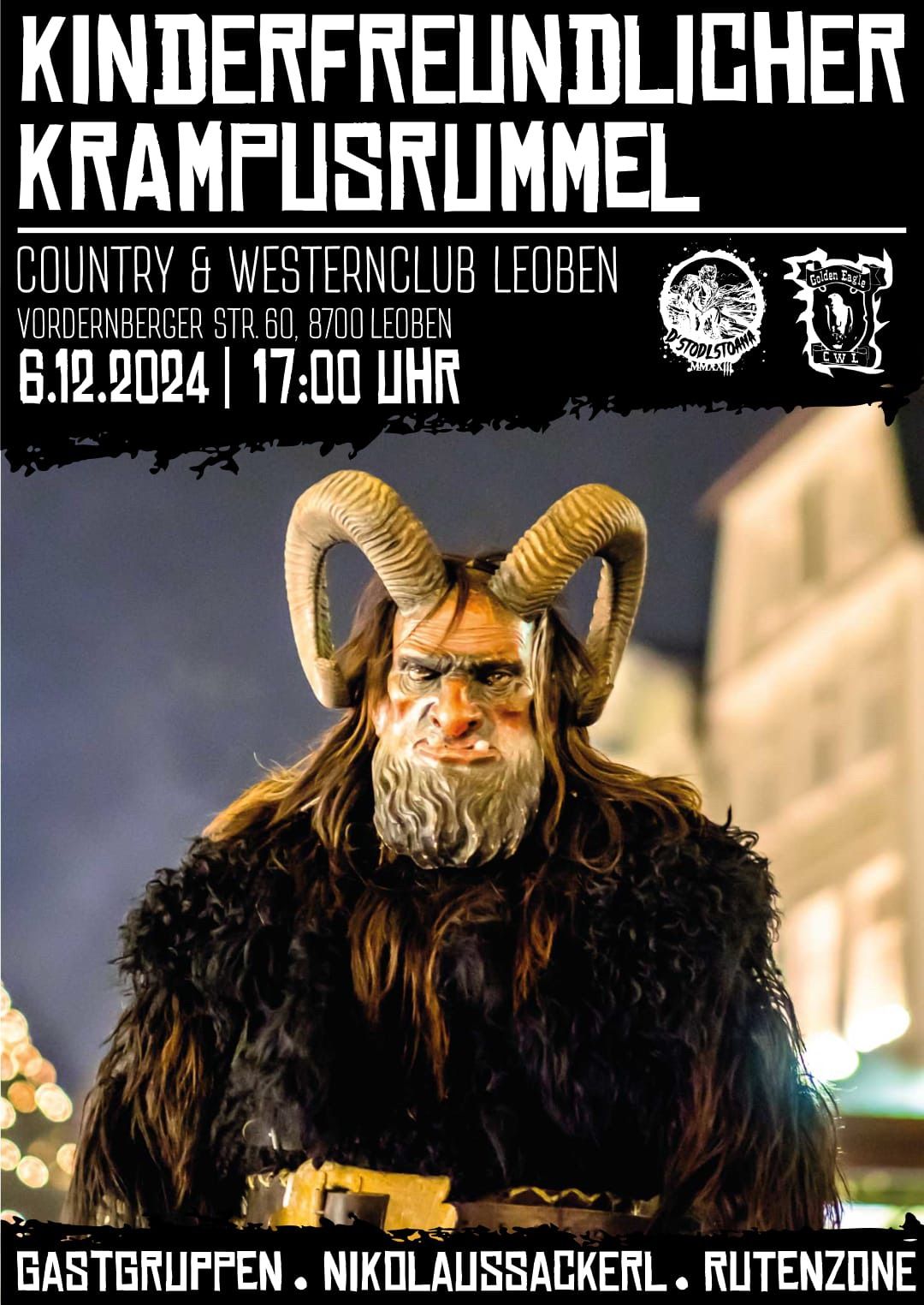 Kinderfreundlicher Krampusrummel mit Nikolaus 