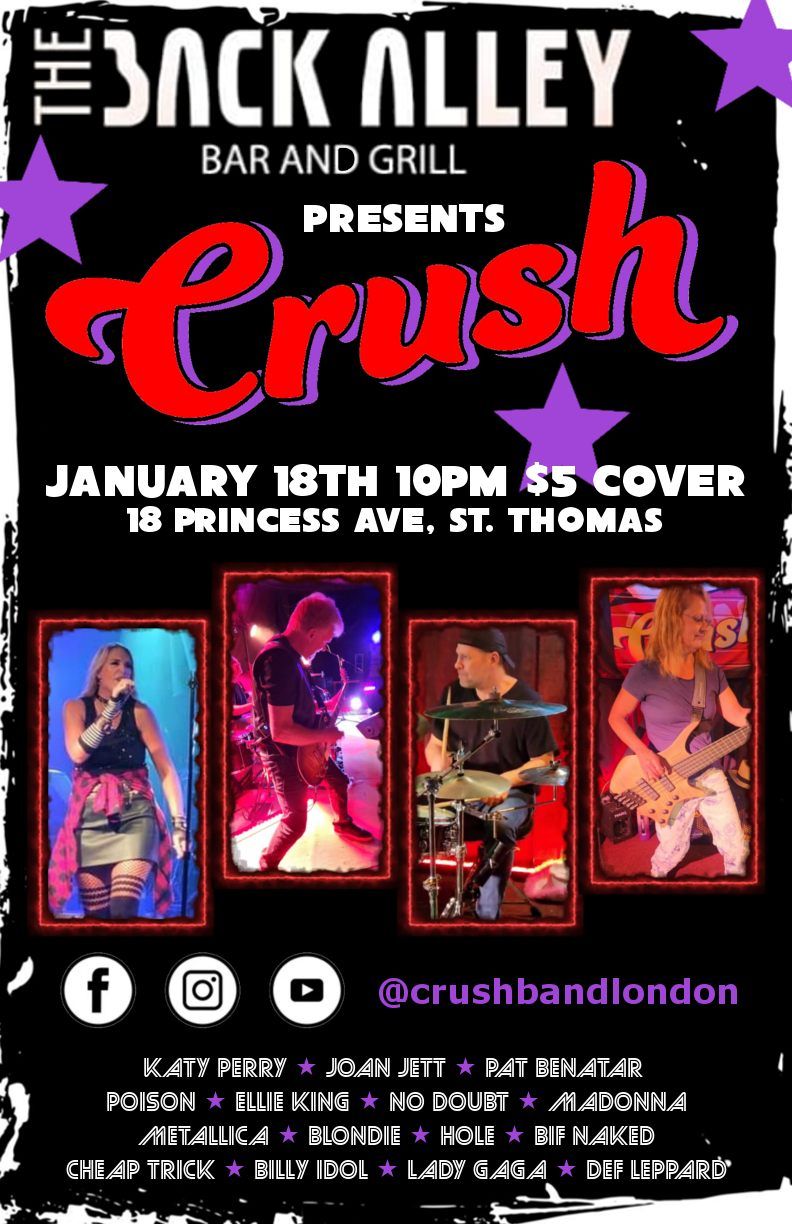 Crush is Back in the Alley WSG Kate Channer!