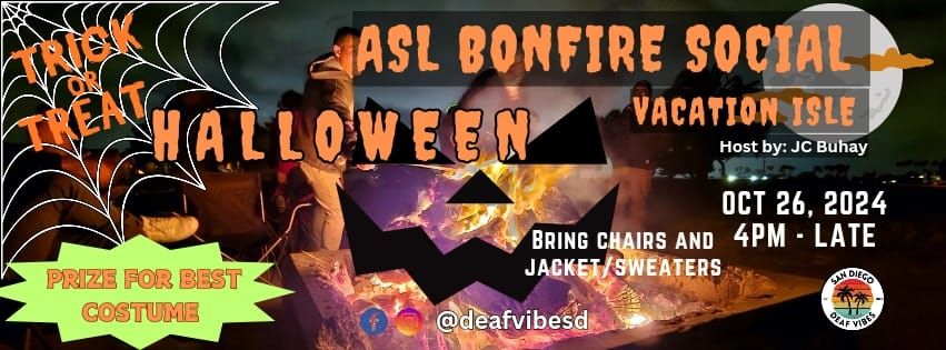 ASL Halloween Bonfire Social