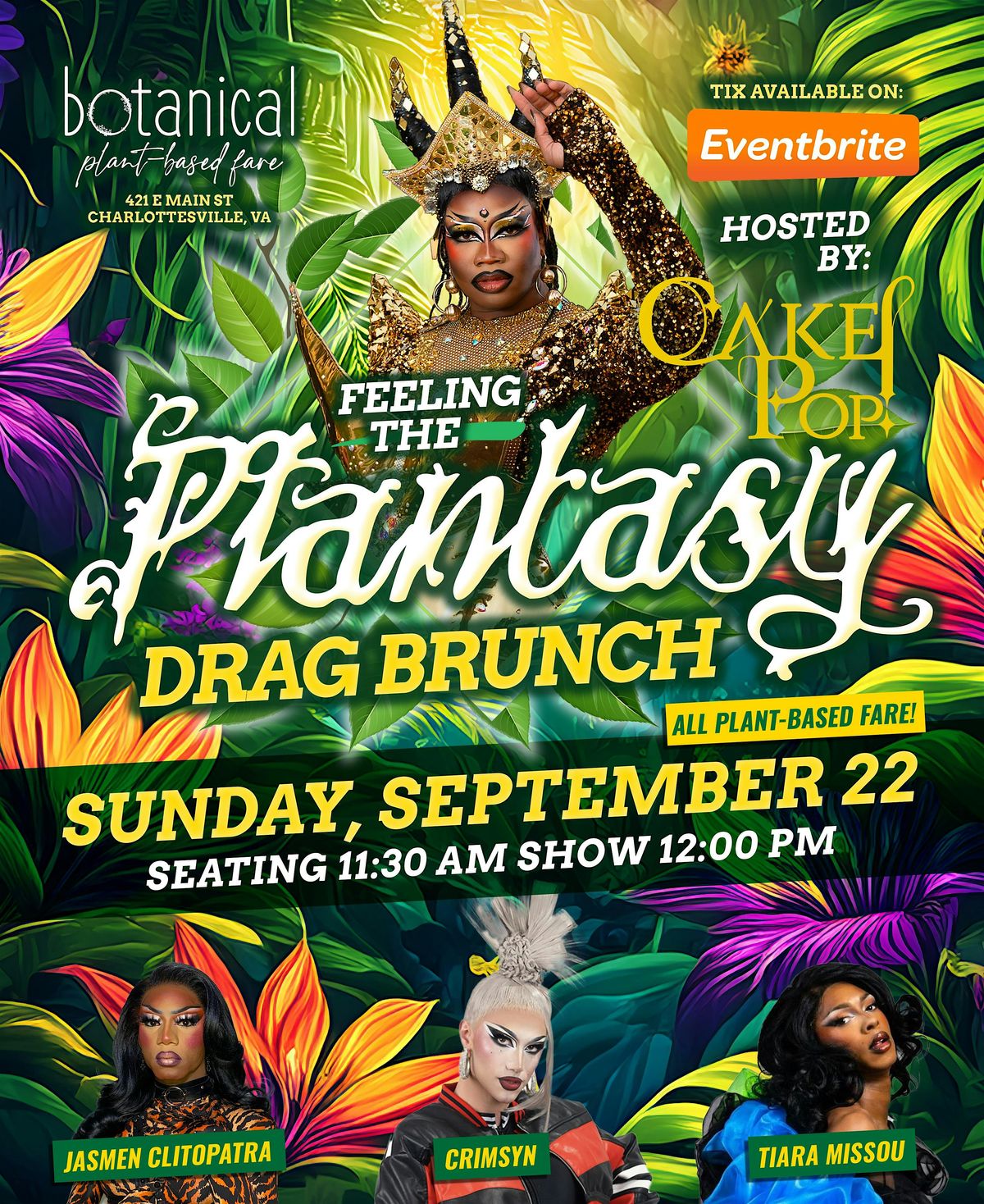 Botanical Fare's Feeling The Plantasy Drag Brunch