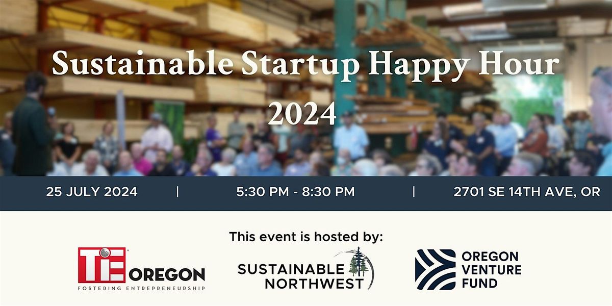 Sustainable Startup Happy Hour 2024