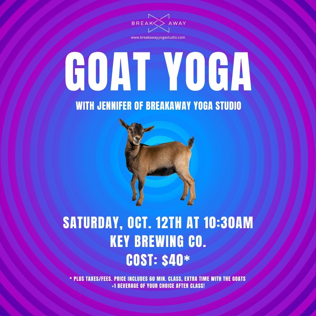 \ud83d\udc10 Goat Yoga \ud83e\uddd8 at Key Brewing Co. (Dundalk, MD)