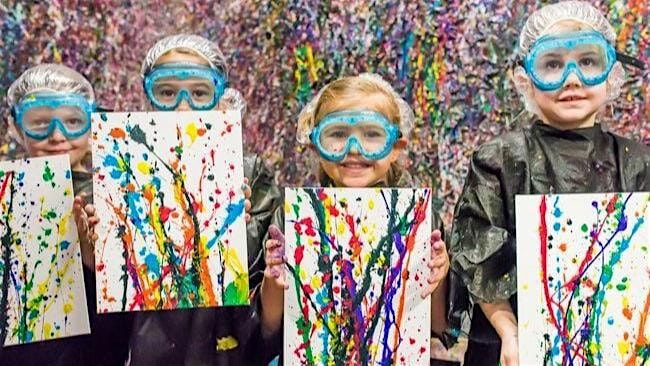 Kid's Splatter Paint Event