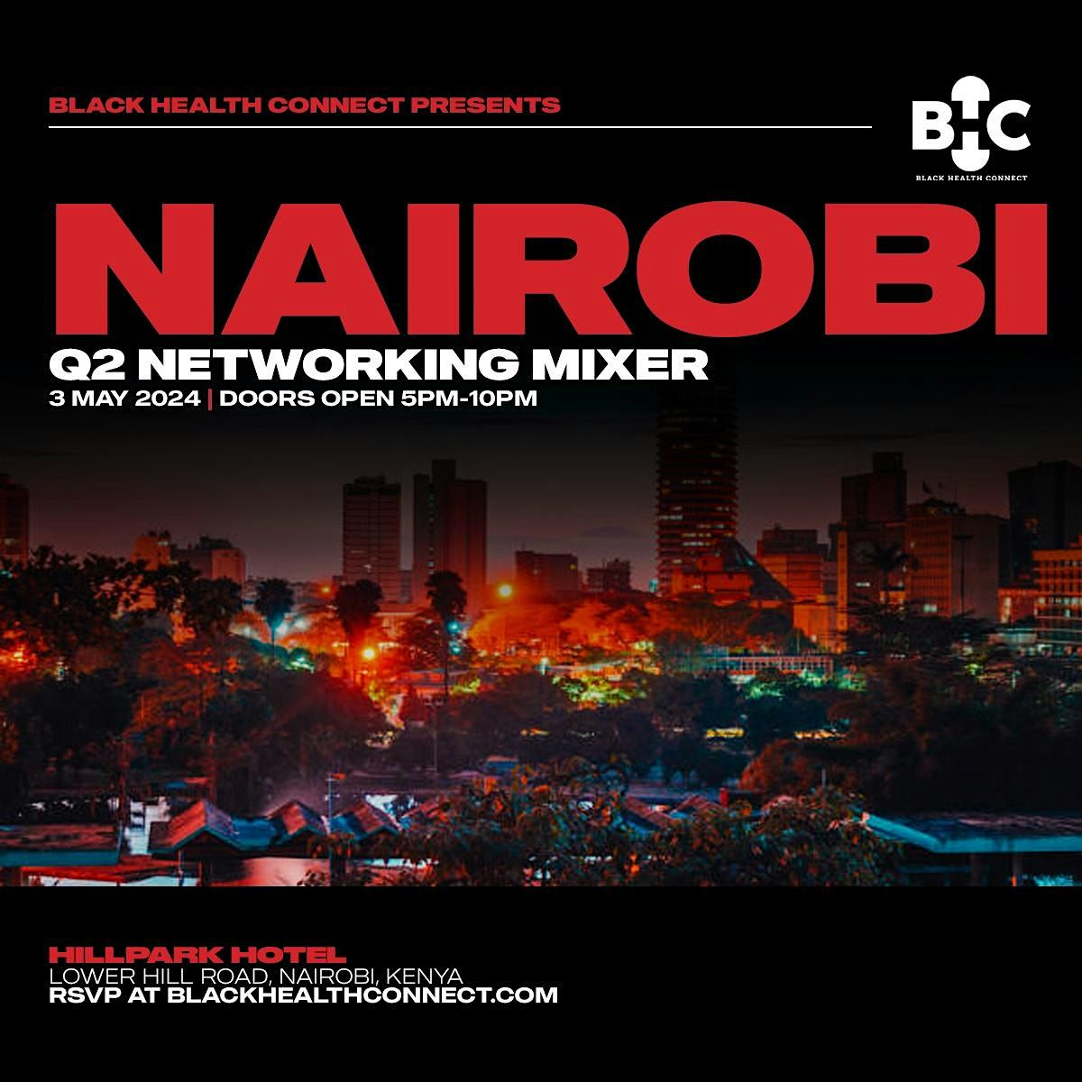 Black Health Connect Africa: NAIROBI - Q2, 2024 MIXER