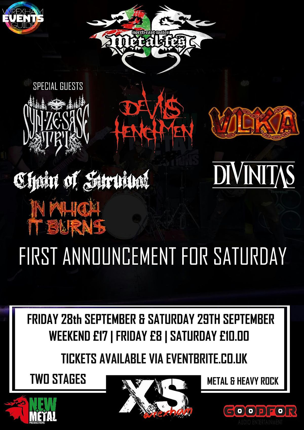 N.E.W Metal Fest: Syn Ze Sase Tri | Devils Henchmen | VLKA  +more