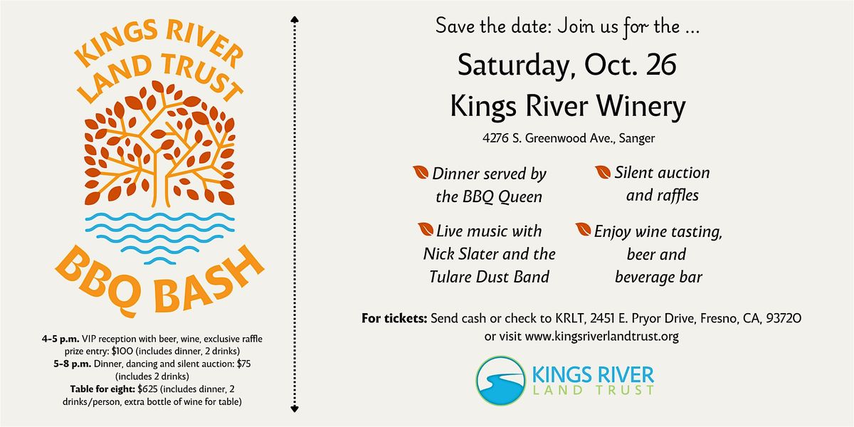 Kings River Land Trust BBQ Bash