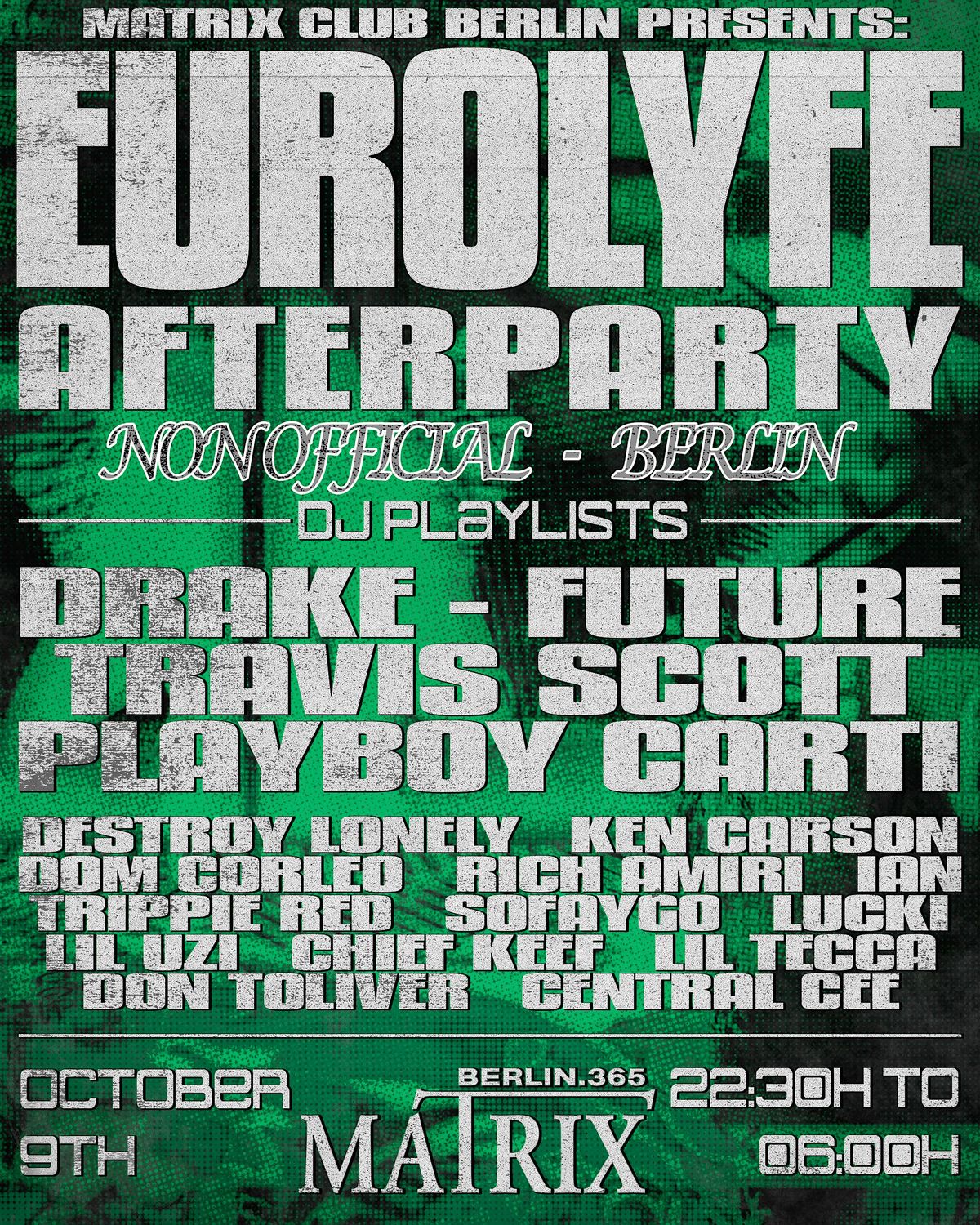 NONOFFICIAL EUROLYFE AFTERPARTY