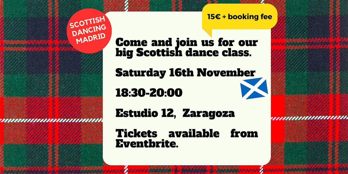 Scottish Dancing Zaragoza - Saturday 16th November