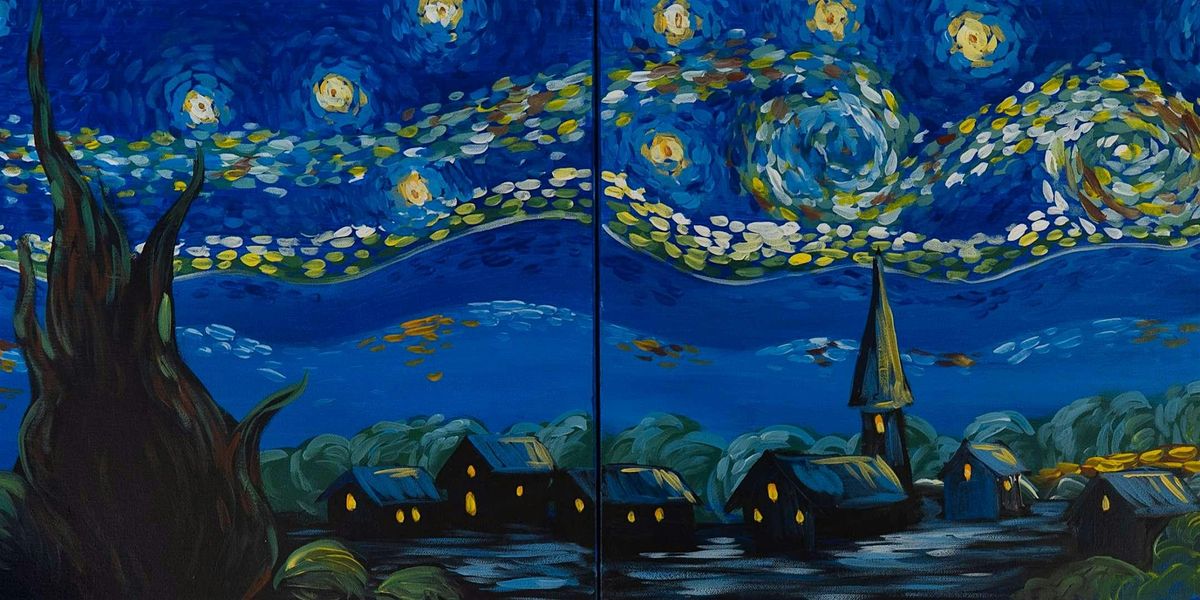 Date Night Starry Night - Paint and Sip by Classpop!\u2122