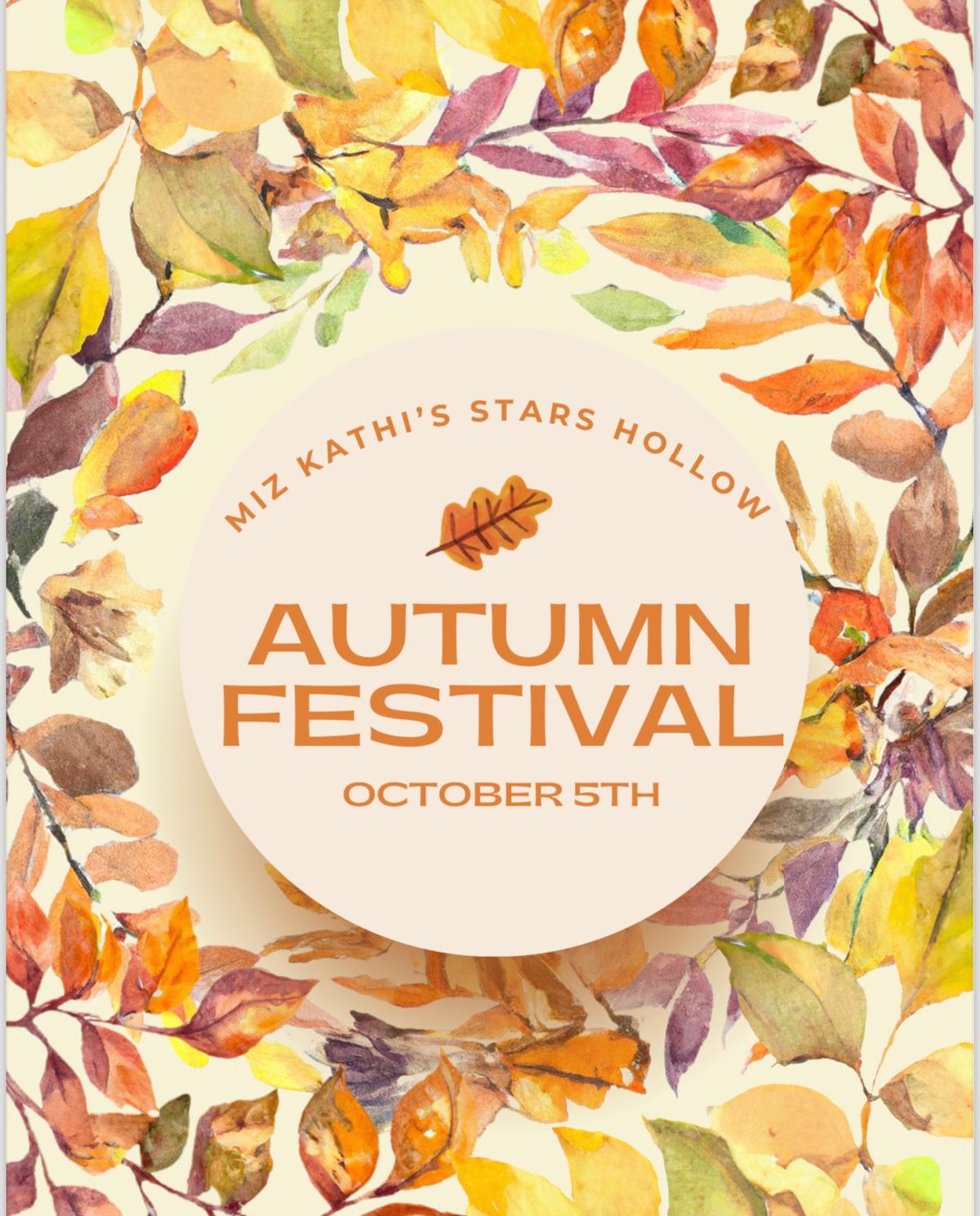 Miz Kathi\u2019s Stars Hollow Autumn Festival 