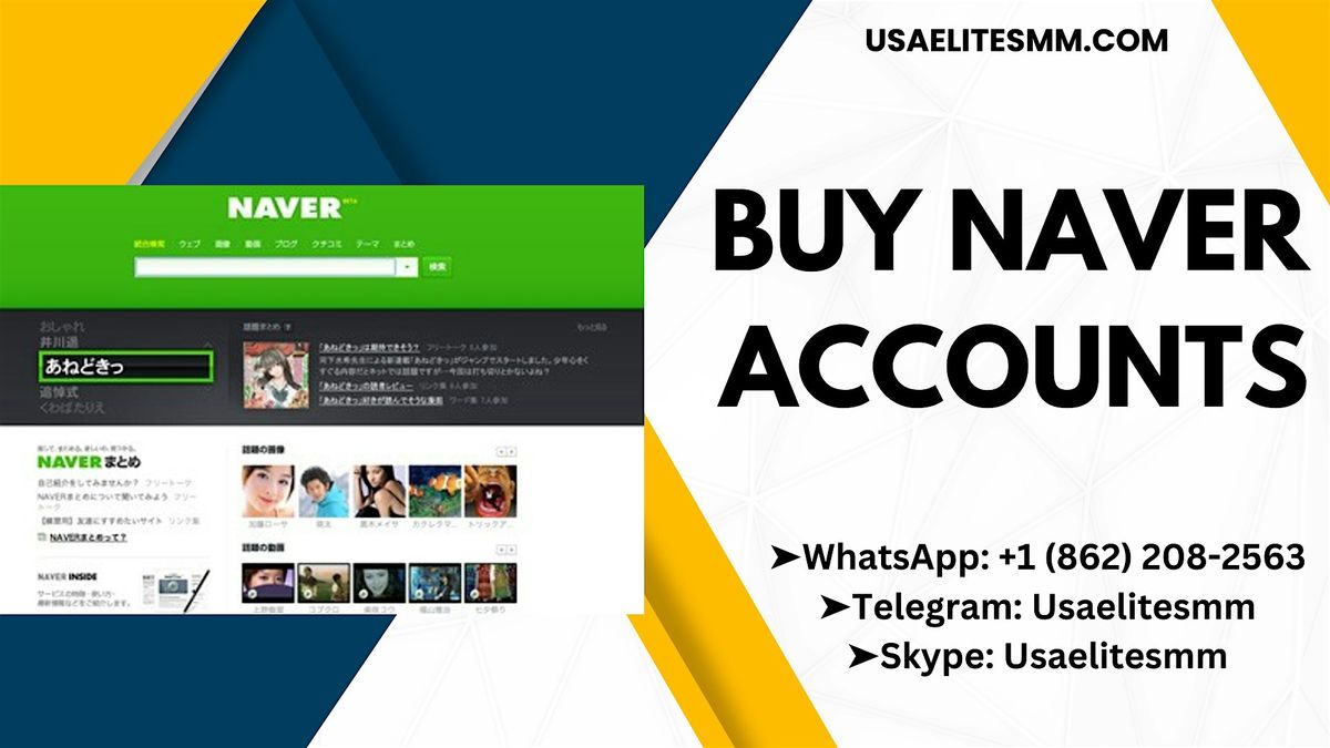 Buy Naver Accounts PVA