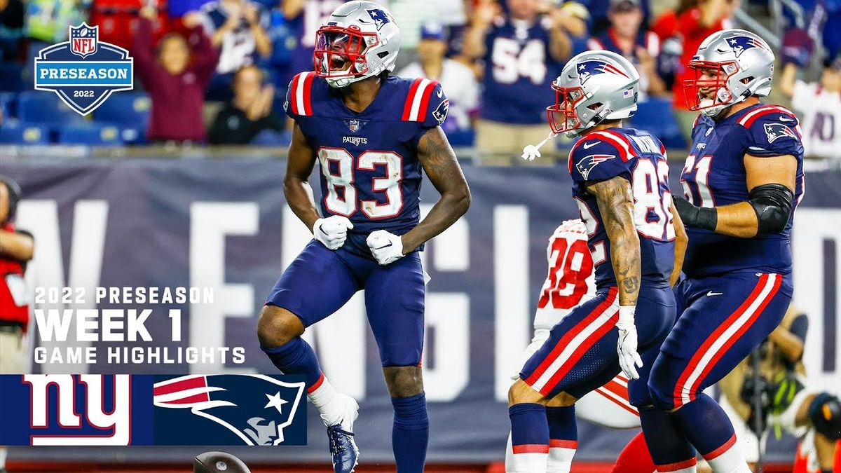 NFL Preseason  - New England Patriots at New York Giants at MetLife Stadium