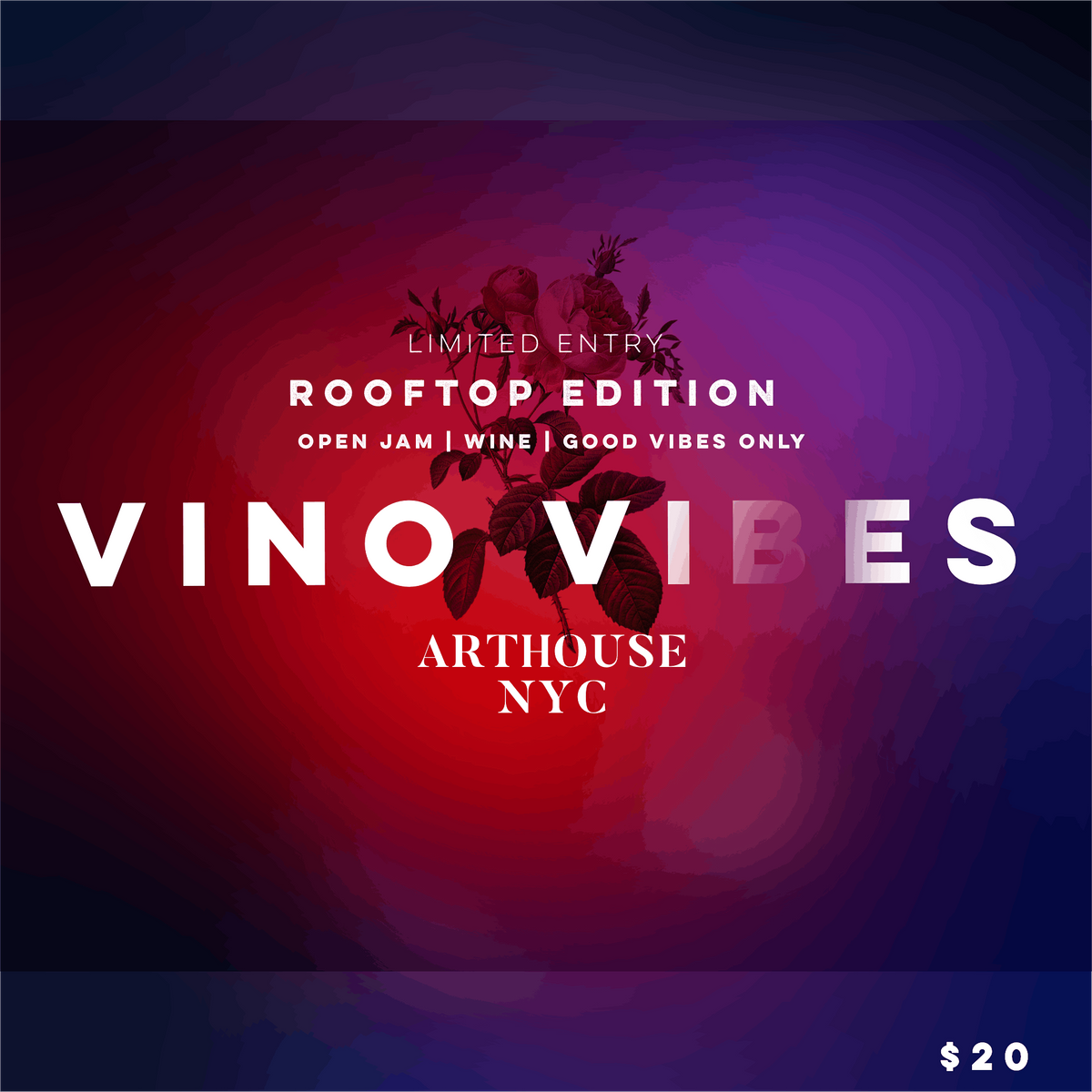 VINO VIBES X ARTHOUSE NYC - Rooftop Edition