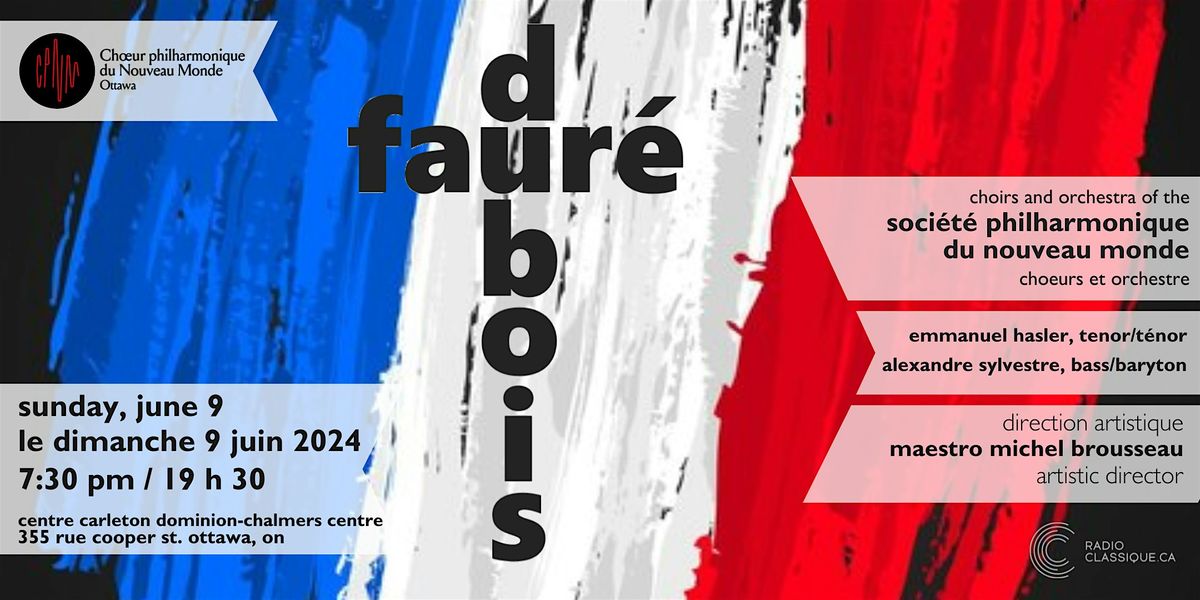 Faur\u00e9 and Dubois in the last century \/ Faur\u00e9 et Dubois au si\u00e8cle dernier