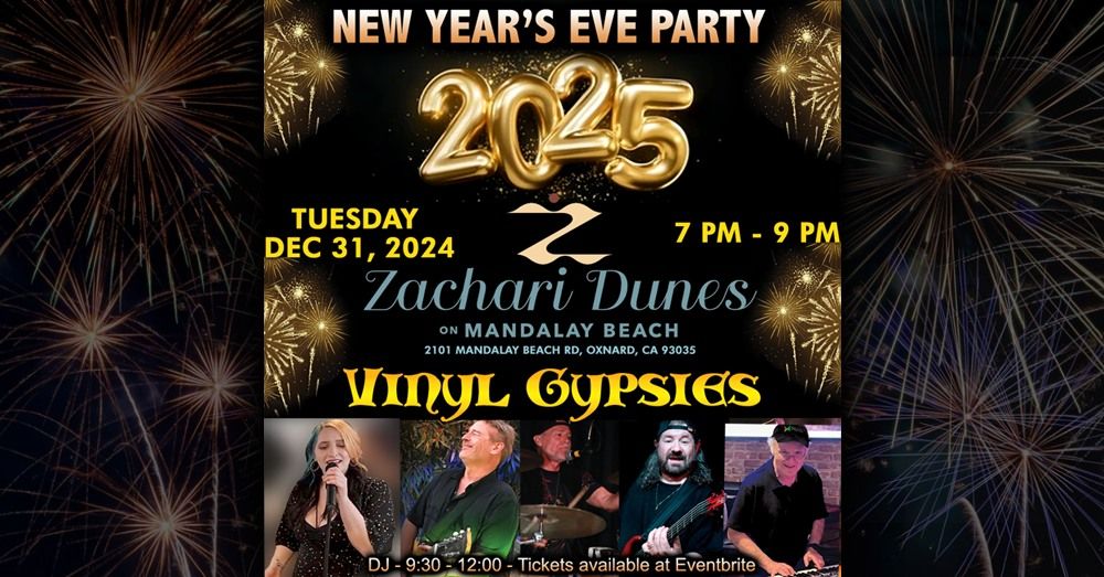 NEW YEARS EVE w\/Vinyl Gypsies: Zachari Dunes