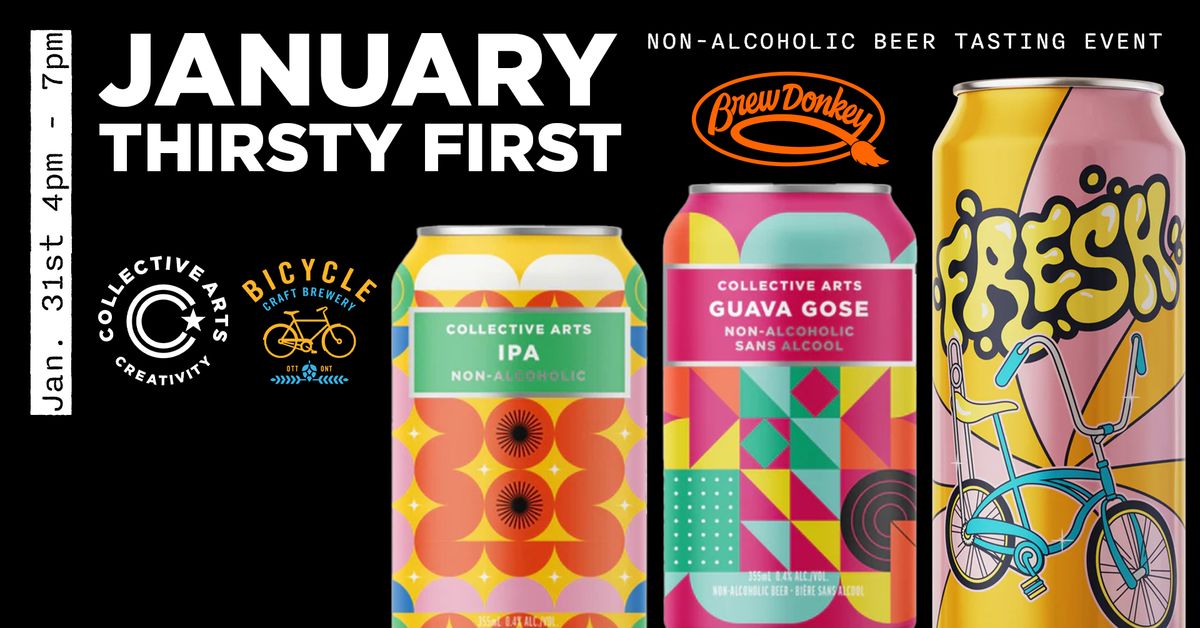 January THIRSTY First- Non-Alcoholic Tasting Event