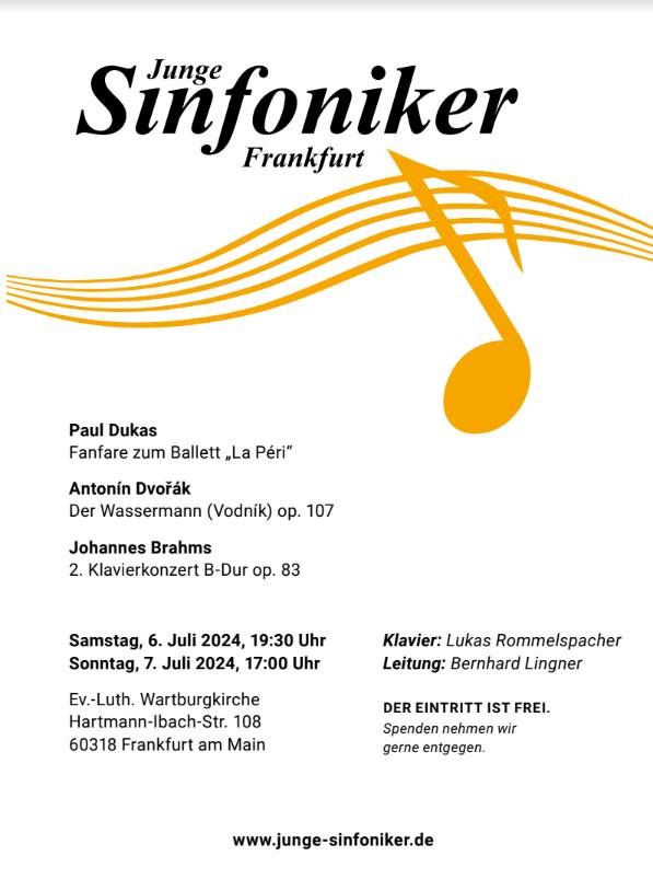 Junge Sinfoniker, Frankfurt