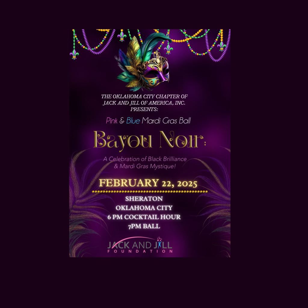 Pink and Blue Mardi Gras Ball:  Bayou Noir