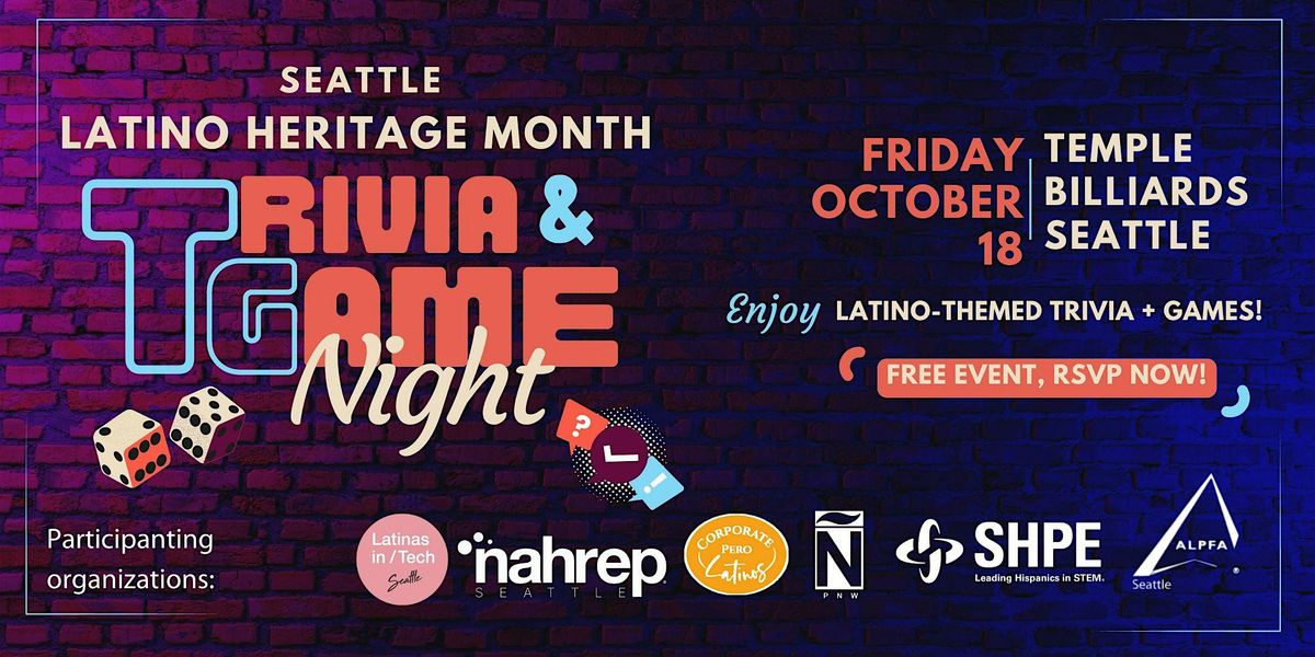 Hispanic Heritage Month Trivia Night 2024