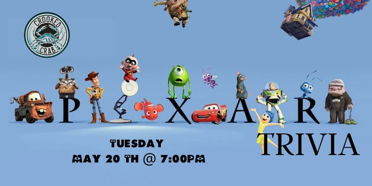 Disney Pixar Movie Trivia at Crooked Crab Brewing Company