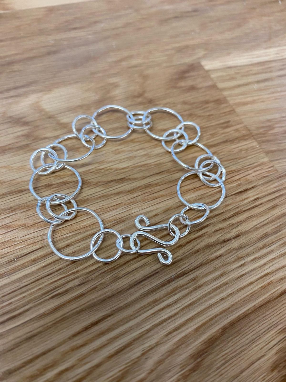 silver bracelet workshop