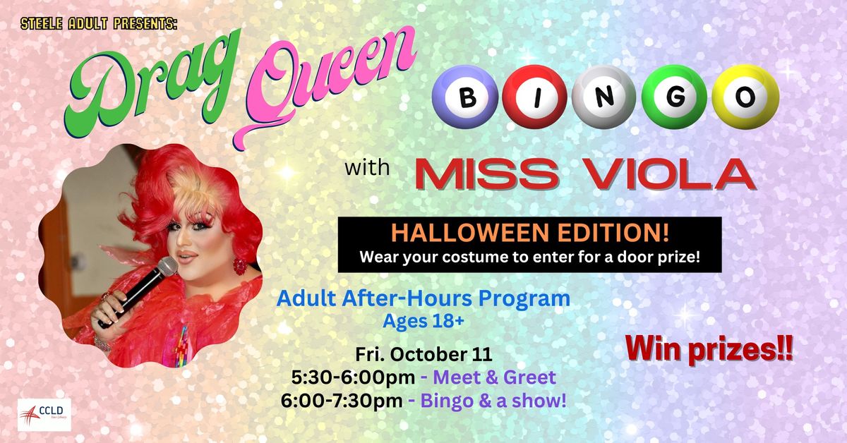 Steele Adult - Drag Queen Bingo: Halloween Edition