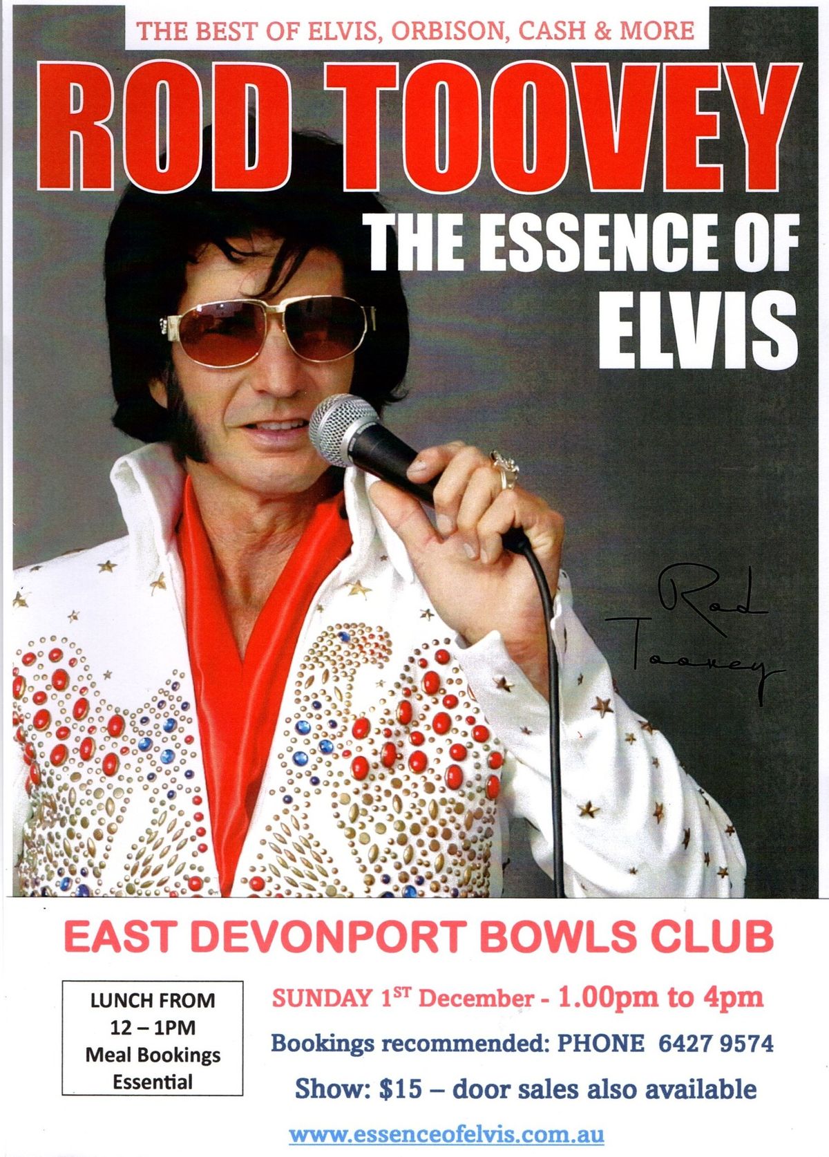 EAST DEVONPORT BOWLS CLUB - ROD TOOVEY