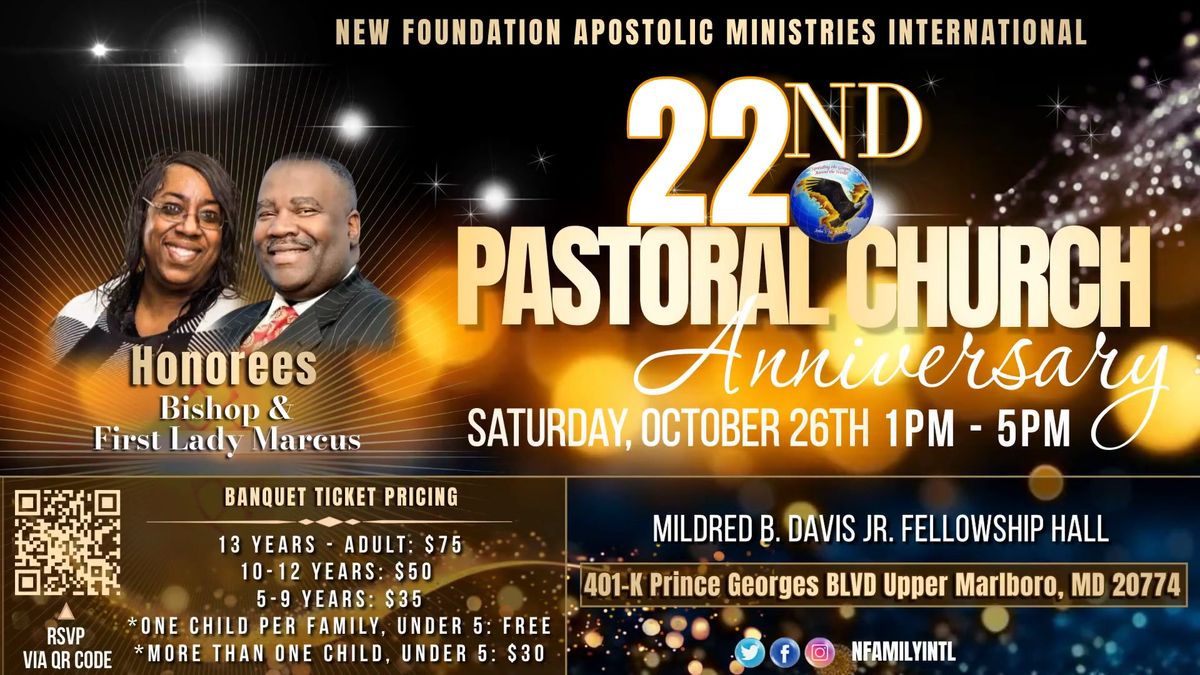 22nd Pastoral Church Anniversary Banquet